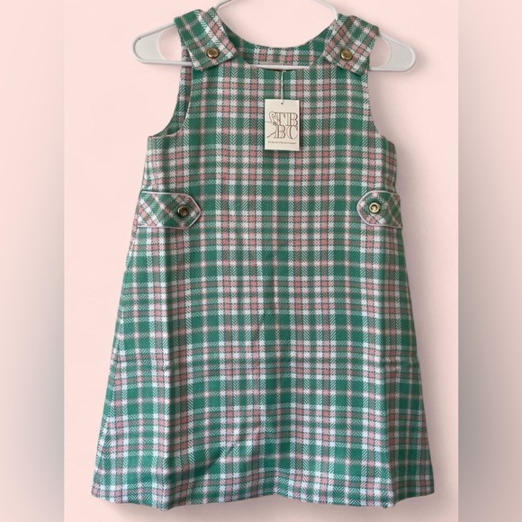 The Beaufort Bonnet Company Other - TBBC The Beaufort Bonnet Company Classic Janie Jumper Plaid Dress Size 12 Girls